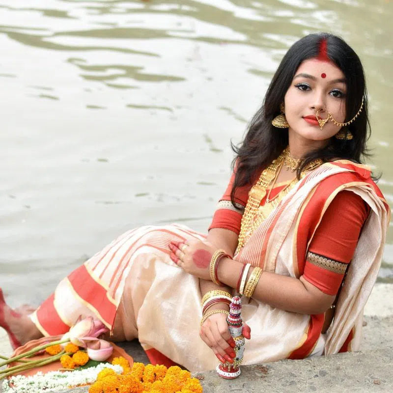 How to Guide for Draping a Bengali Style Saree IndyVogue