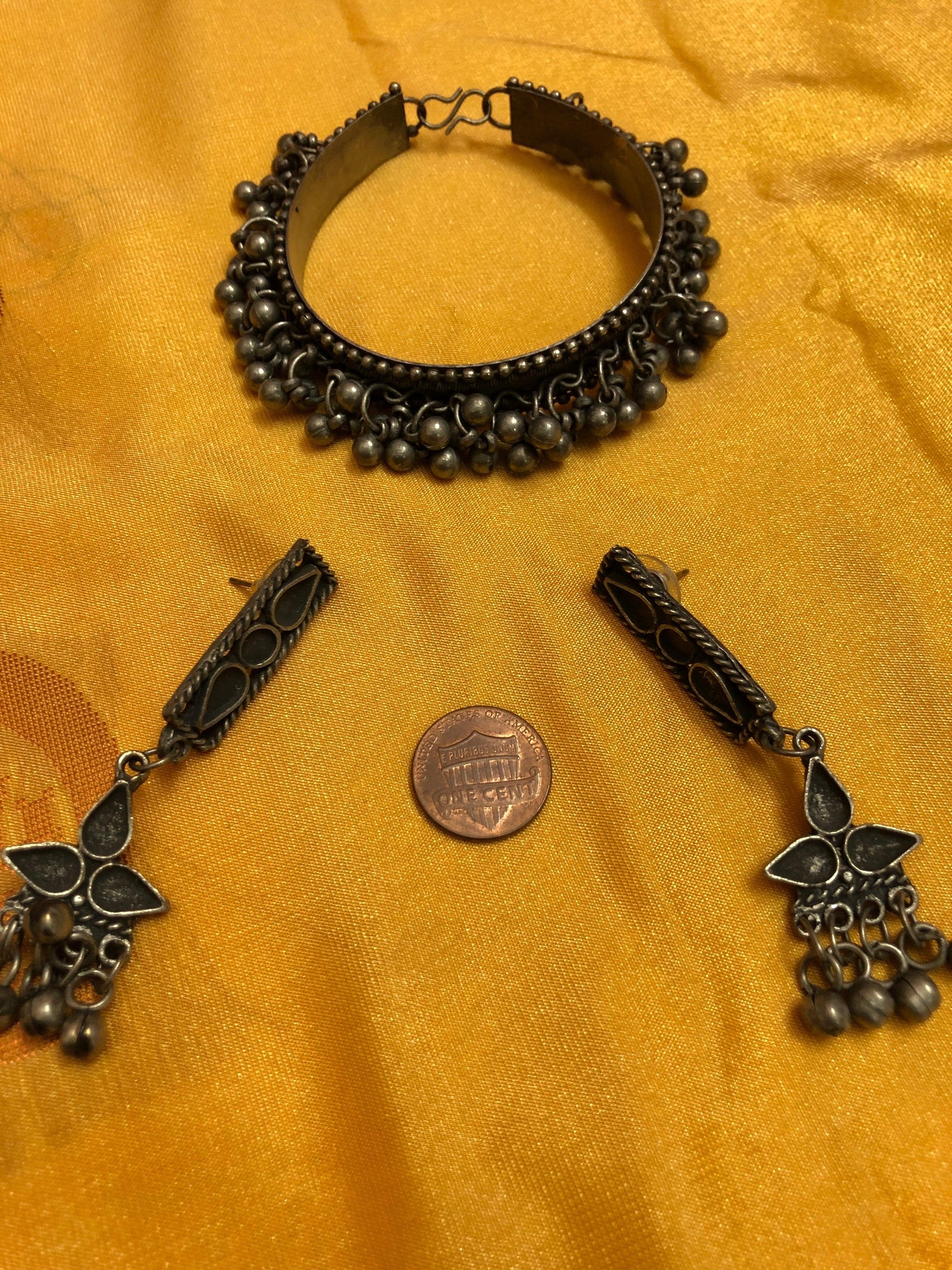 Boho Style Afghan Jhanjhariya Style Choker Necklace Set