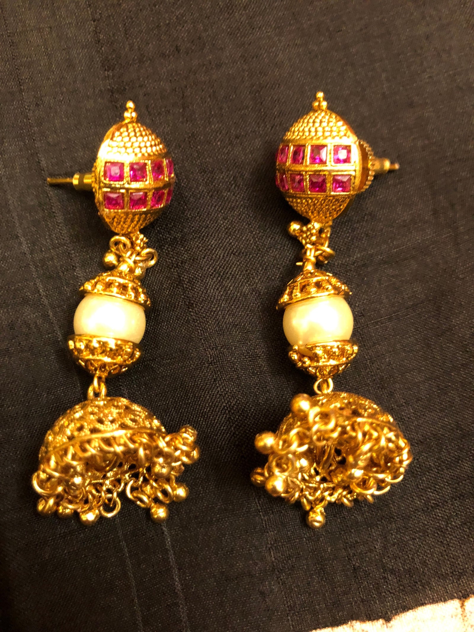 Double Layered Long Opera Style Necklace Set