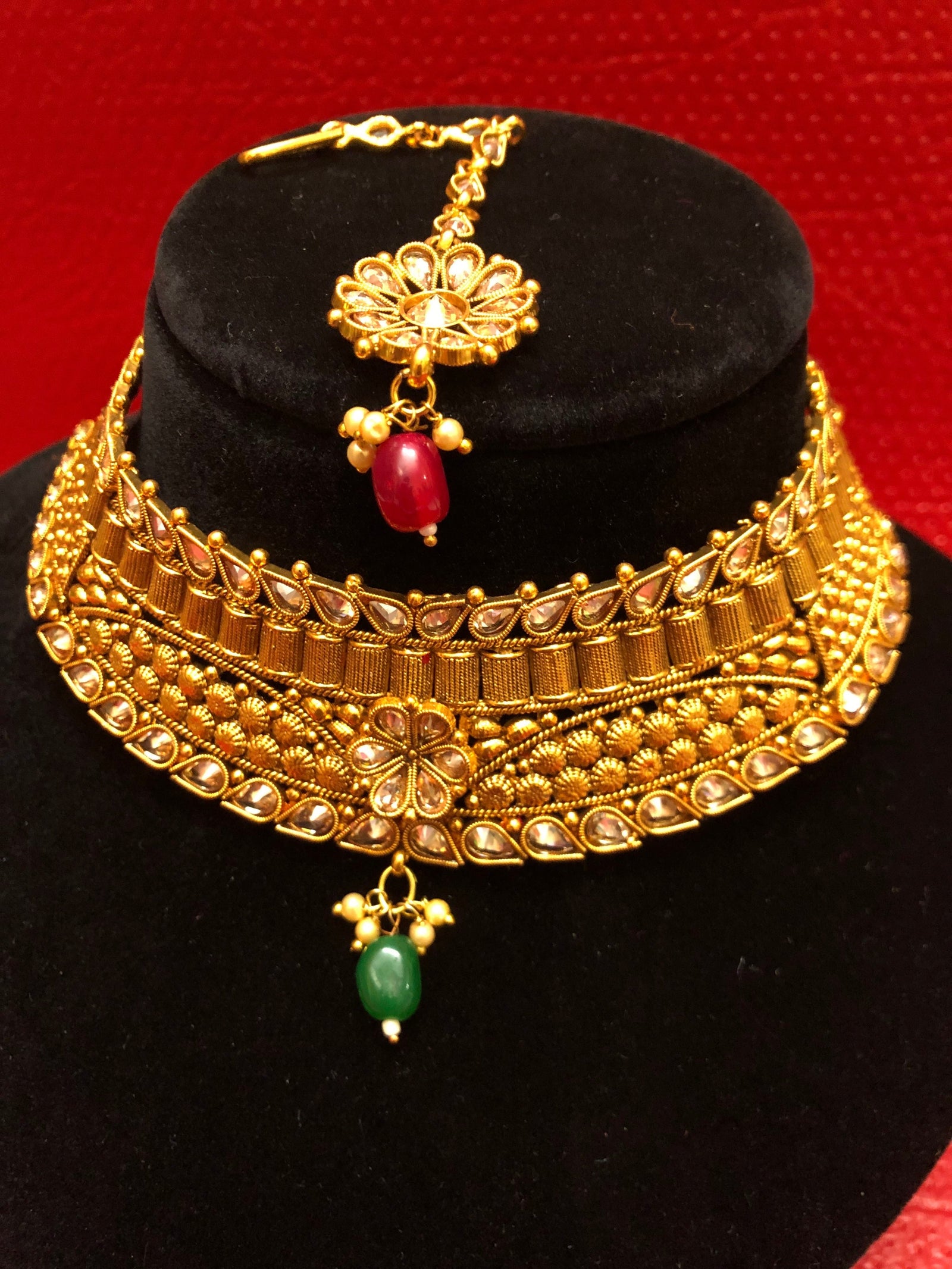 Rajasthani Marwar Choker Necklace Set