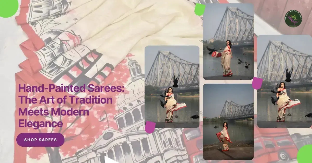 Hand-Painted Sarees: The Art of Tradition Meets Modern Elegance