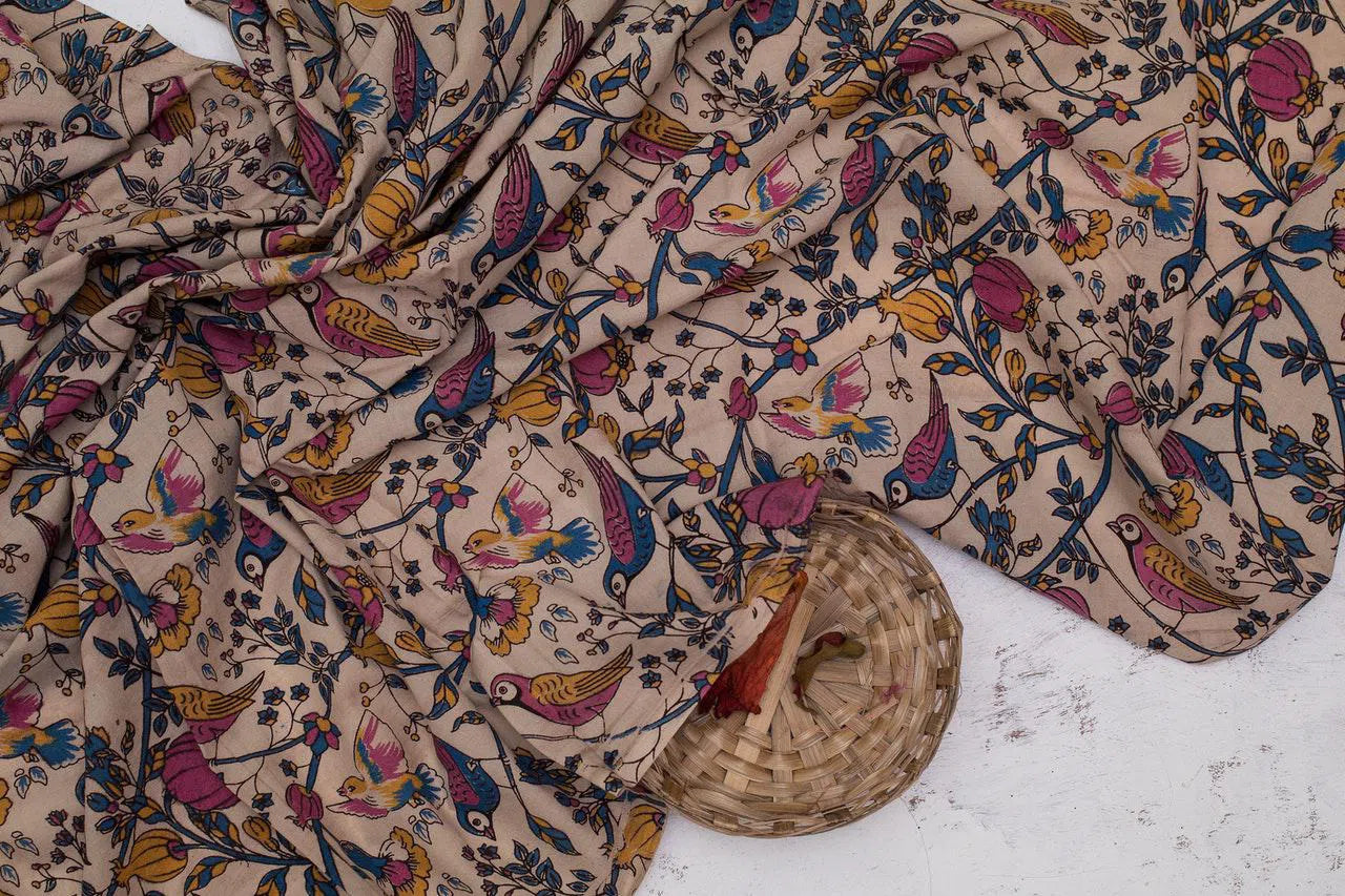A Walkthrough of Kalamkari Art on Indian Sarees