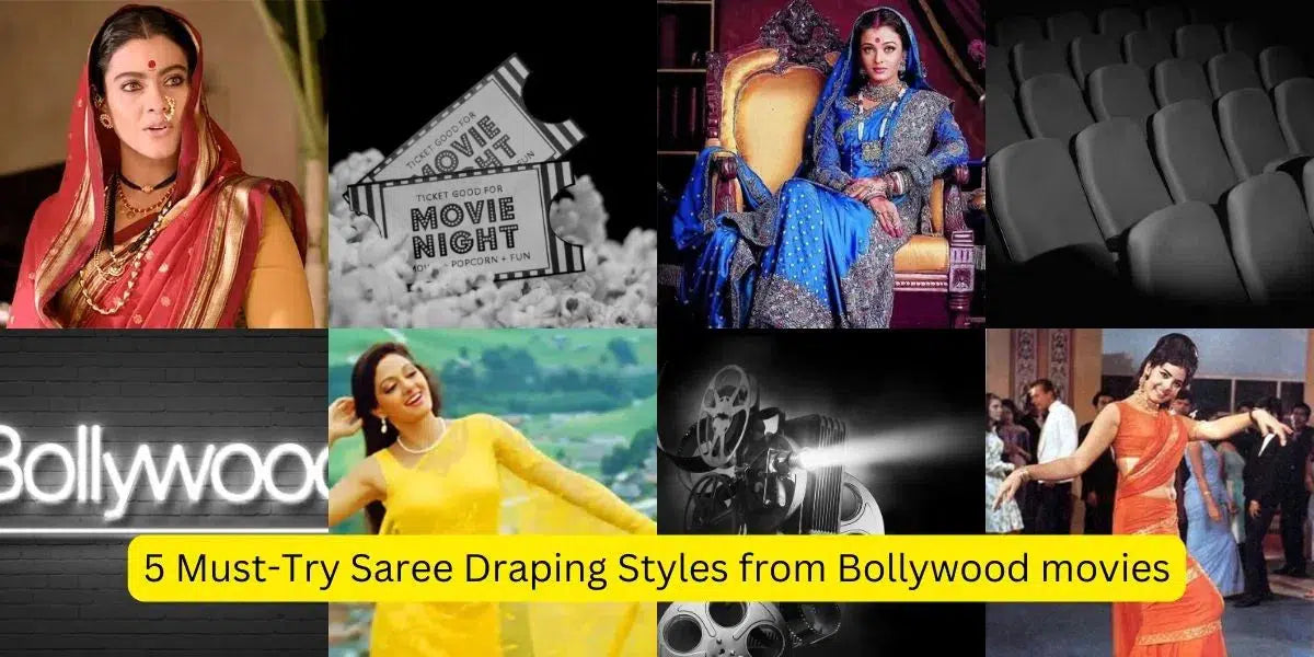 5 Must-Try Saree Draping Styles from Bollywood movies