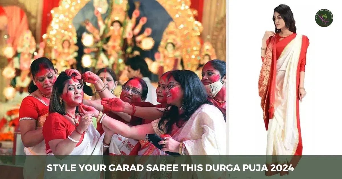 How to Style a Garad Saree This Durga Puja