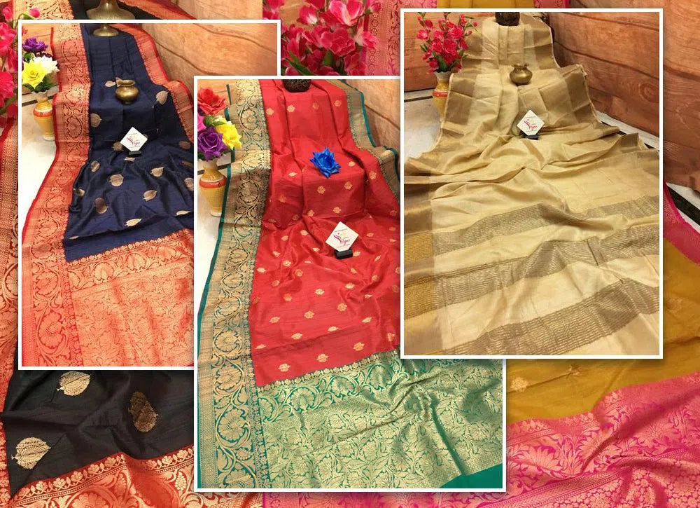 Tussar Silk Sarees - Are they the real Bae for next party?