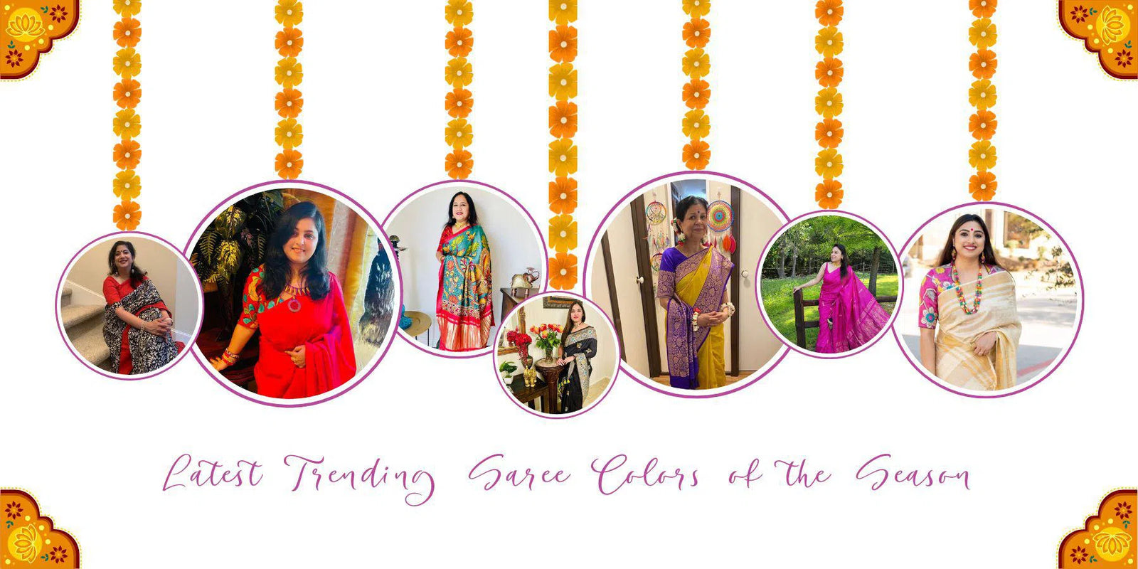 Latest Trending Saree Color of This Season