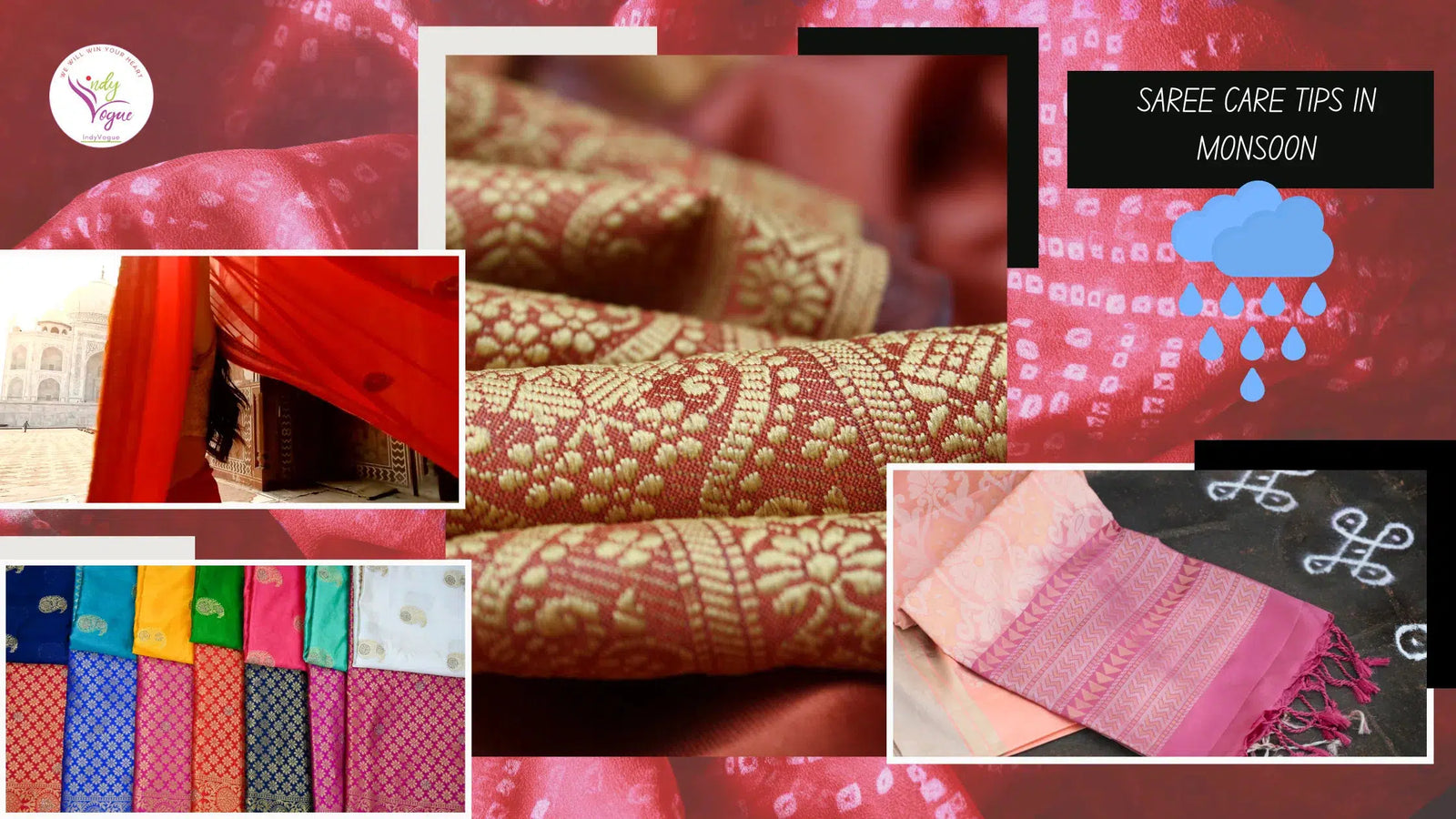 Saree Trivia: How to Protect Silk Mark Certified Sarees in Monsoons or Damp Weather