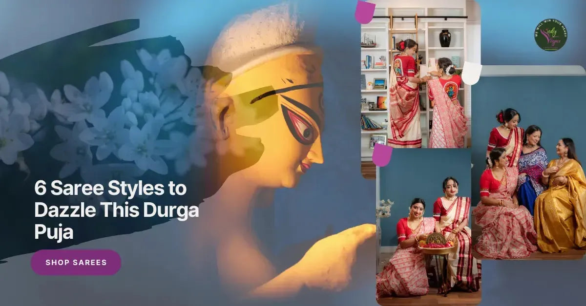 6 Saree Styles to Dazzle This Durga Puja