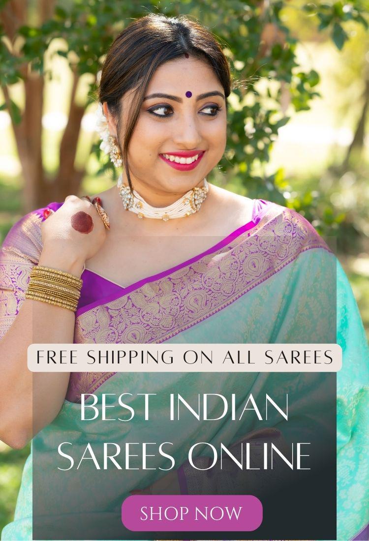 Buy Premium Designer Indian Silk Sarees Online USA