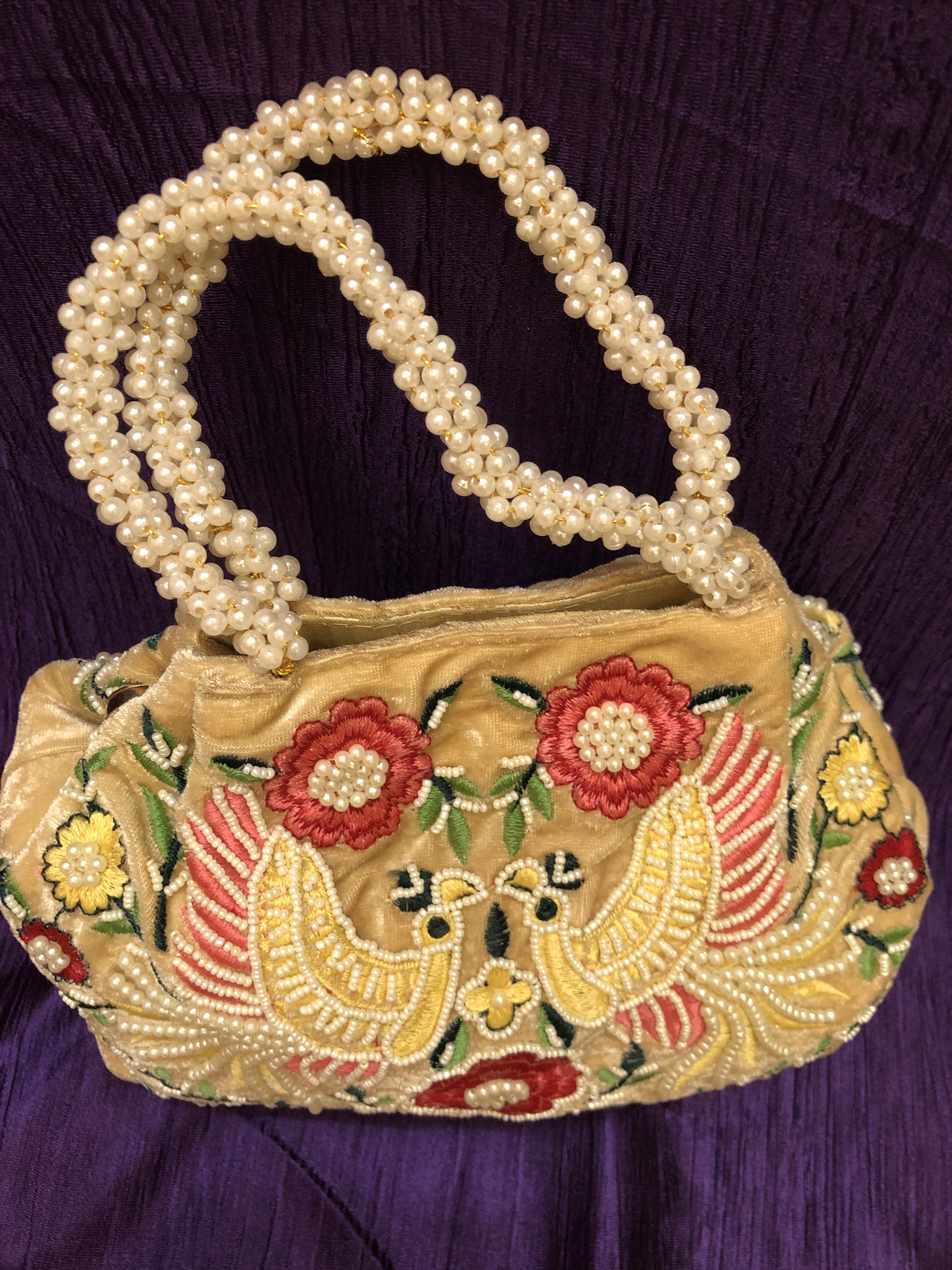 Aheli Clutch Purses for Women Wedding Handmade Evening Handbags Party Bridal  Clutch: Handbags: Amazon.com