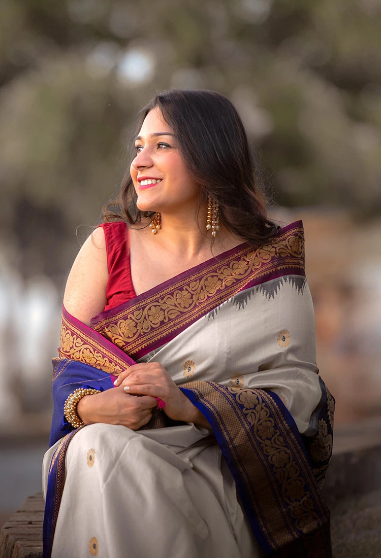 Buy NECWA Women's Kanjivaram Banarasi South Indian Traditional Soft Lichi Silk  Saree With Un-stitched Blouse Piece at Amazon.in