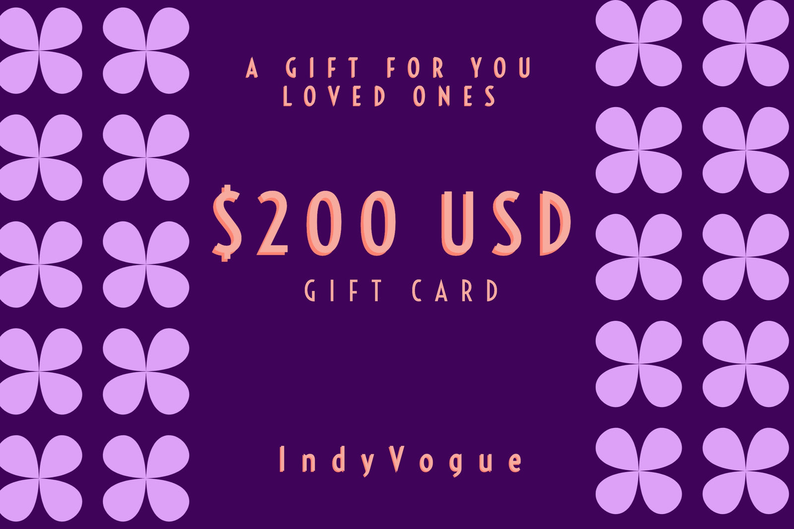 IndyVogue Gift Card