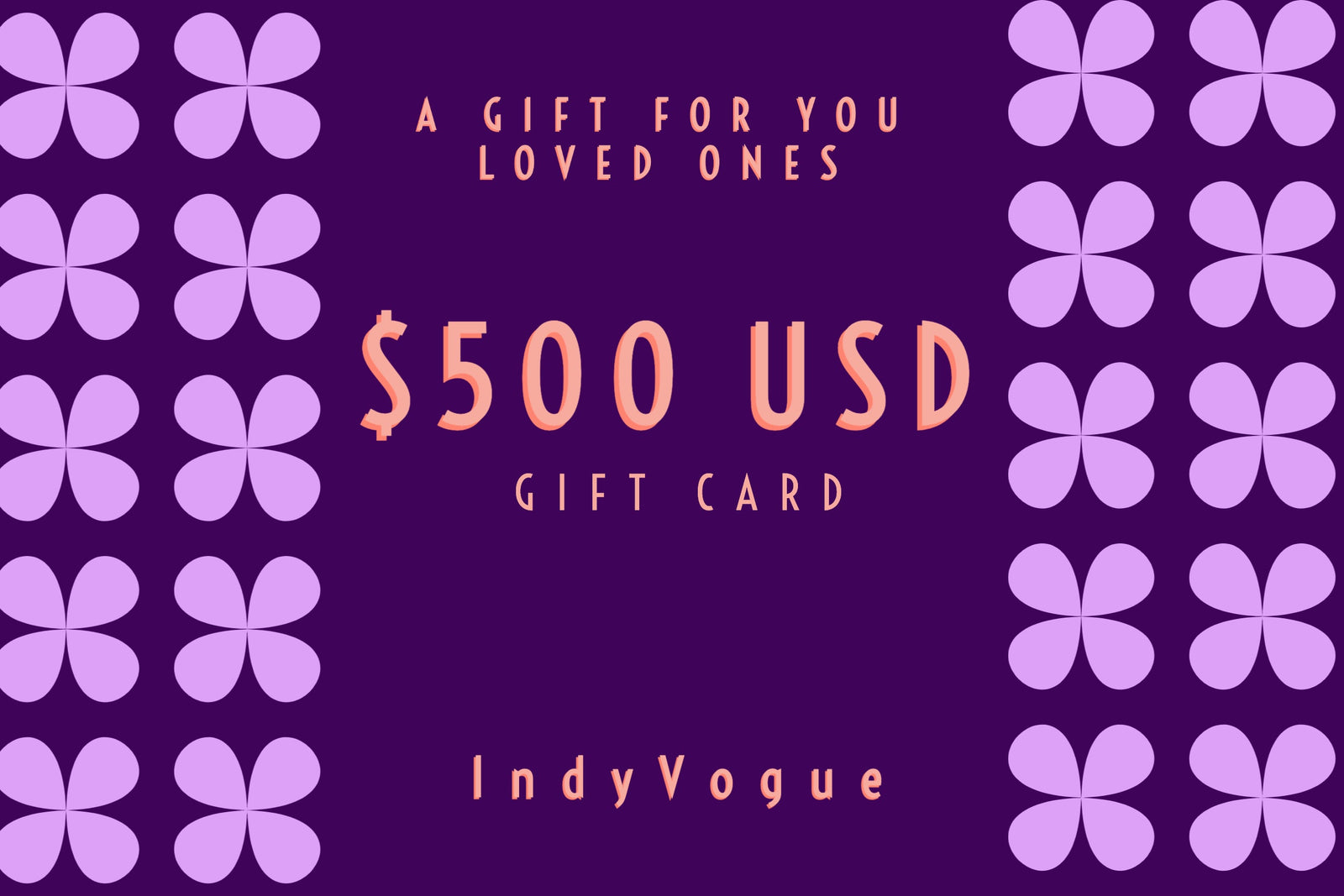 IndyVogue Gift Card
