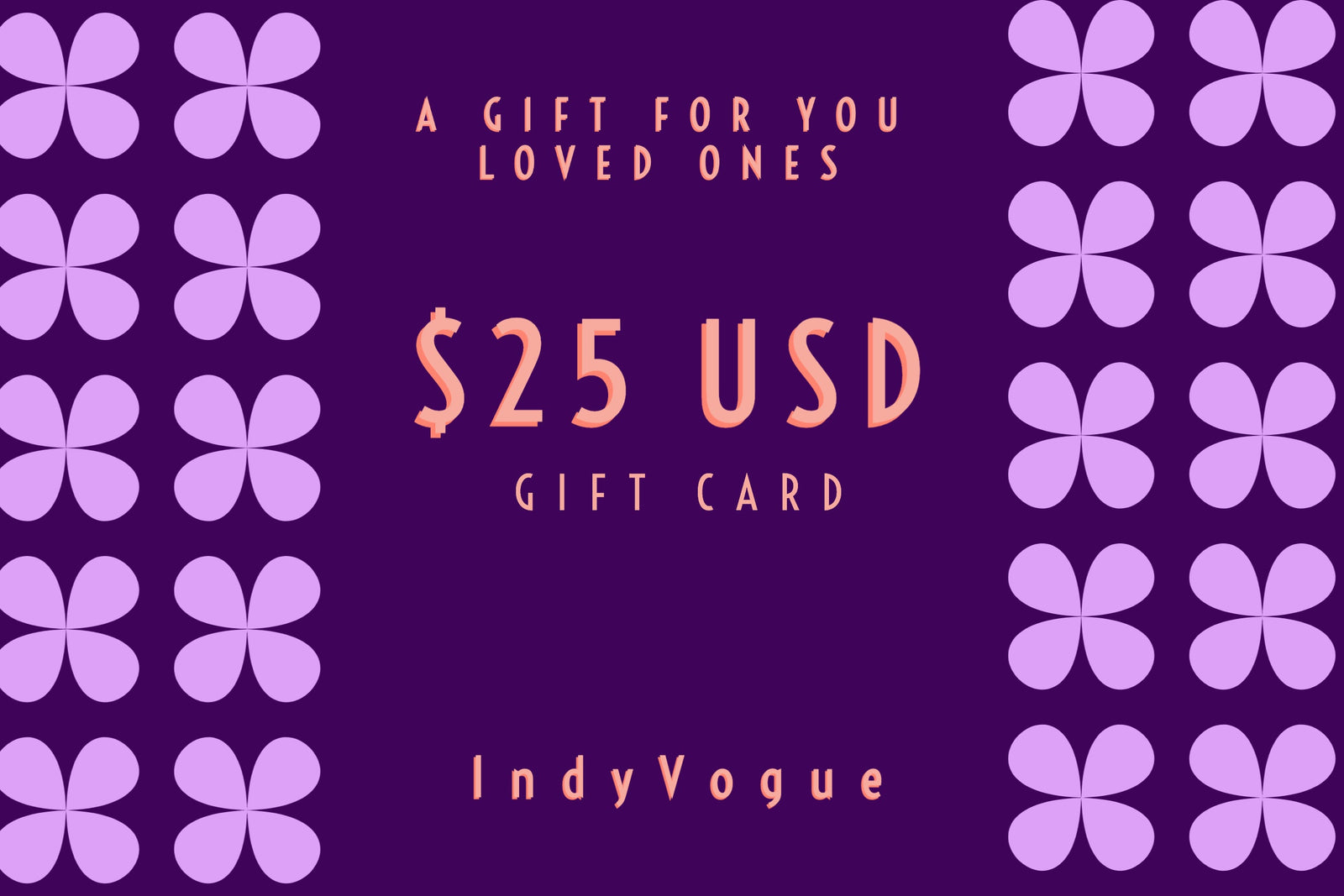 IndyVogue Gift Card