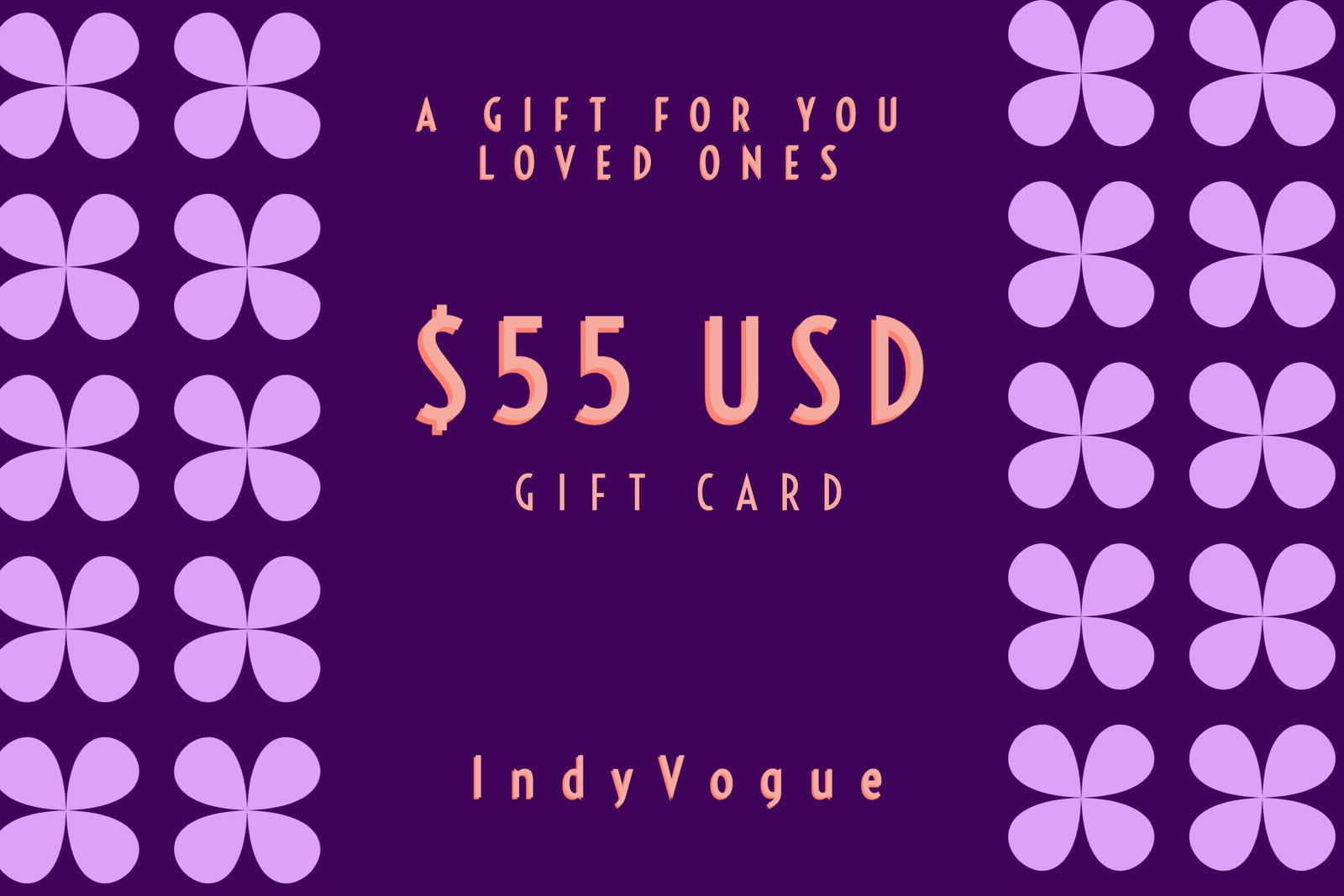 IndyVogue Gift Card