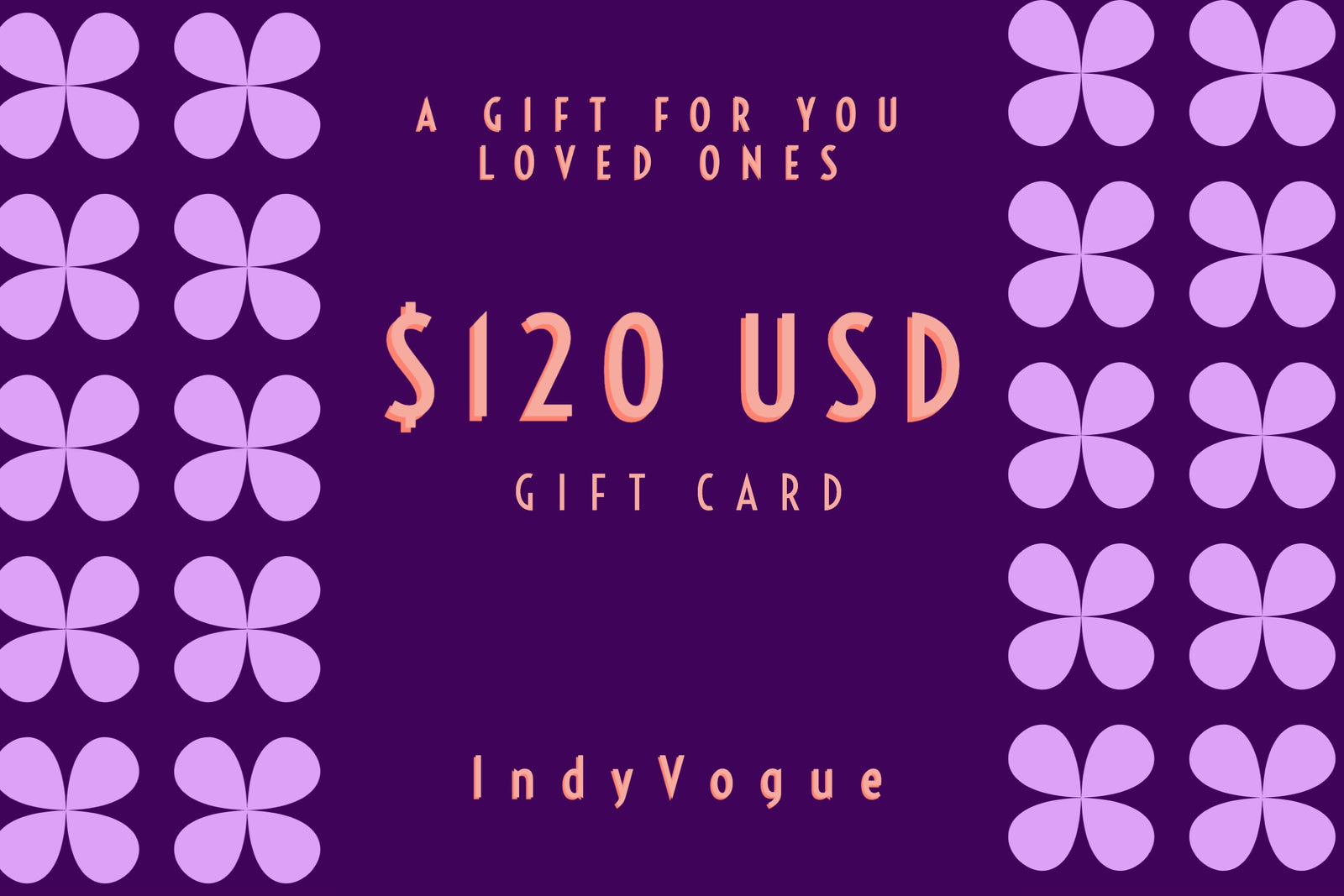 IndyVogue Gift Card