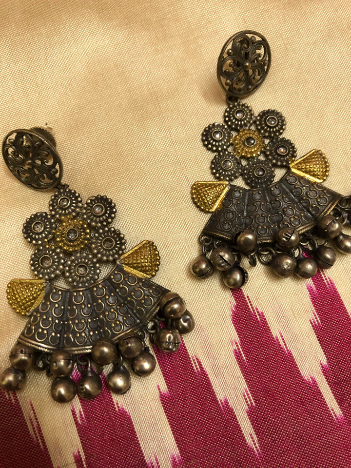 Statement Silver Afghan Necklace Set